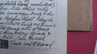 Frank Nania WW2  letter to mom June 1944