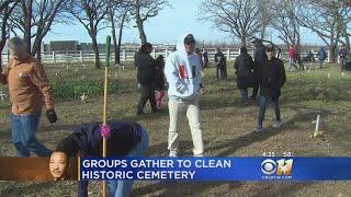 Groups Gather To Clean Historic Slave Cemetery