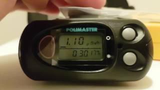 Polimaster PM1621A Mod & Gamma-Scout Rechargable on Thorium Mantle