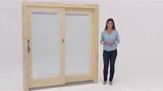 Frenchwood® Gliding Patio Doors with Blinds-Between-the-Glass | Andersen Windows