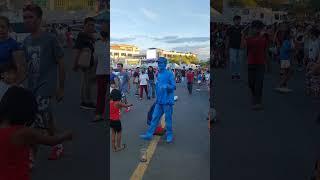 Blueman #shorts #humanstatue  #cebutravel