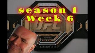 Mayce UFC Trivia League Season 1 Week 6