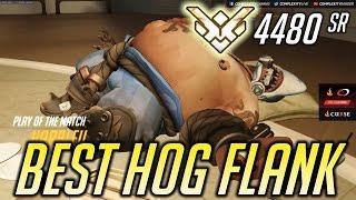 [Overwatch] BEST ROADHOG FLANK Numbani Harbleu 4480 SR (ft. s2kinverted)