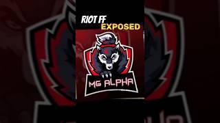 RIOT FF EXPOSE  || riot ff scripted video banata hai  || #shorts #freefire