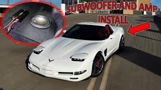 My C5 Corvette Gets EVEN LOUDER (Subwoofer & Amp Install)