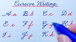 Cursive writing a to z | Cursive abcd | Cursive handwriting practice abcd | Cursive letters abcd