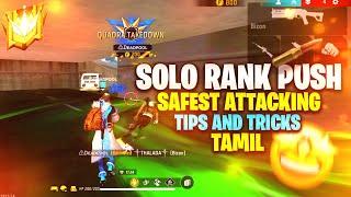 [2024]Ff br master push attacking tips and tricks tamil|Free fire solo master push strategy tamil|