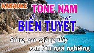 Biển Tuyết Karaoke Tone Nam Nhạc Sống - Phối Mới Dễ Hát - Nhật Nguyễn