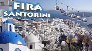 Fira - Santorini , Greece 4K