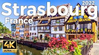 Strasbourg 2022, France Walking Tour (4k Ultra HD 60 fps) - With Captions