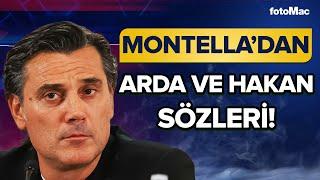 Montella'dan Flaş Açıklama! Arda Güler Ve Hakan Çalhanoğlu Galler Karşılaşmasında Forma Giyecek Mi?