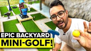 I built a $25,000 mini golf course for my Airbnb (gonna make thousands)