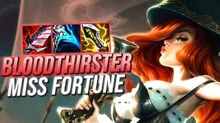 Bloodthirster Miss Fortune can DOMINATE a lane like no other ADC can...