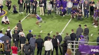 LSU FOOTBALL PRO DAY | Malik Nabers SHOWS OFF | Jayden Daniels Impresses