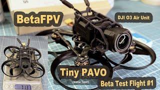 BetaFPV PAVO Pico Sub100g CineWhoop 4K DJI O3 Air Unit - flight test 1