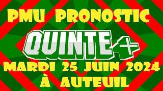 Pmu Pronostic Quinté+ du Jour, Mardi 25 Juin 2024 à Auteuil: PRIX D'ACHERES