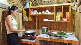 Cook a delicious meal with stream snails and fish - A relaxing day of cooking and resting