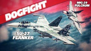 The Greatest Modern Dogfighters | Mig-29 Fulcrum Vs Su-27 Flanker | Digital Combat Simulator | DCS |