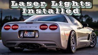 Vette-Lights Installed For 97-04 C5 Corvette. Laser Light Taillights For Corvettes.