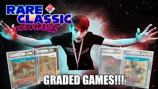 Graded Games + Sealed Gamecube games & console.