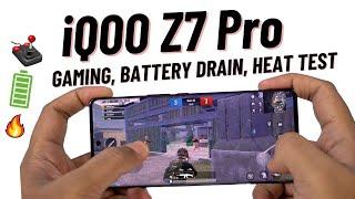 iQOO Z7 Pro Gaming Review, Battery Drain Test, Heat Test