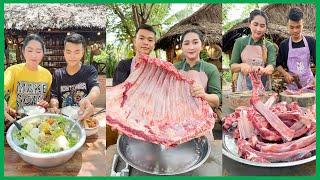 Mommy Chef Sros Make Beef Ribs Delicious with unique cooking style - Cooking with Sros