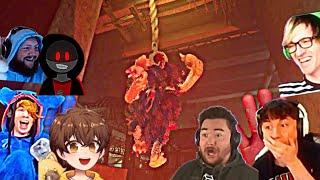 YouTubers Reacting To Yarnaby’s Death Scene In Poppy Playtime Chapter 4! 