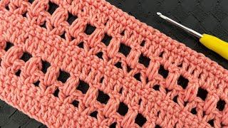 SIMPLE AND EASY CROCHET STITCH