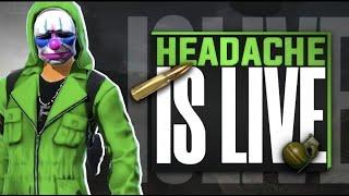 HEADACHE YT IS LIVE |  #freefire #fflive  #headacheyt