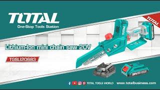 TOTAL Cordless Mini Chain Saw TGSLI20683