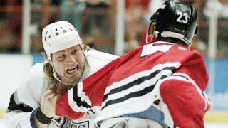 Marty McSorley vs. Stu Grimson rivalry (all 5 rounds)