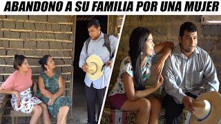 Abandono a su familia por una mujer que solo lo usa como su criado.