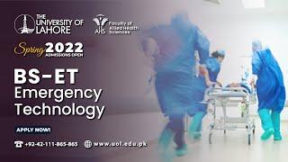 Emergency Technology - Training to Save Lives | Faculty of Allied Health Sciences, UOL Lahore