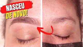 RESSUSCITANDO SOBRANCELHAS FALHADAS ANTES E DEPOIS | RESURRECTING FAILED EYESBROWS