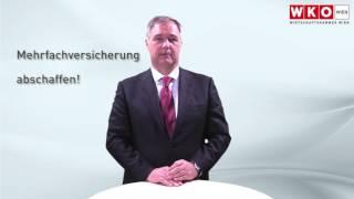 Mehrfachversicherung abschaffen fordert DI Walter Ruck, Präsident der Wirtschaftskammer Wien