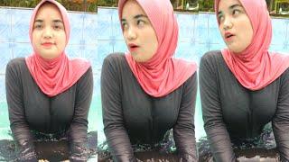 Hijab Style New Hijabers Cantik Outfit Simple Berenang Cantik Banget