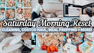 SATURDAY MORNING HOME RESET | CLEANING DECLUTTERING & ORGANIZING MOTIVATION | KONMARI DECLUTTER