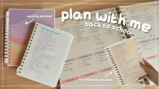 plan with me voor back to school 2024 - mascha planner