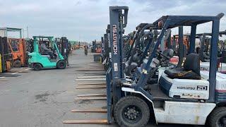 Forklifts Ready for Export from Japan | Construction Machinery stock in Japan | Made in Japan