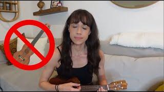 Colleen Ballinger Apology Video, but the ukulele is gone