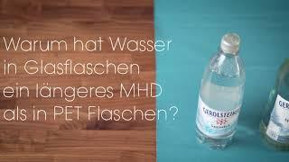 Haltbarkeit und Lagerung von Mineralwasser - Nachgefragt bei Gerolsteiner - Folge 3