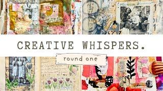 ¡Este reto de Art Journaling es divertidísimo! (Susurros Creativos, Ronda 1)
