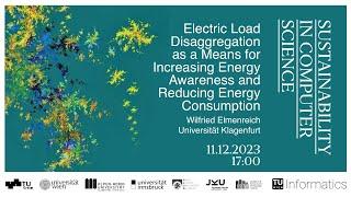 Wilfried Elmenreich: Electric Load Disaggregation