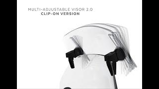 Multi-adjustable visor 2.0 | Clip-on version