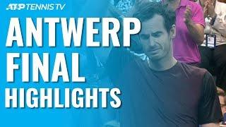 Andy Murray beats Stan Wawrinka to Win Antwerp Title! | European Open 2019 Final Highlights