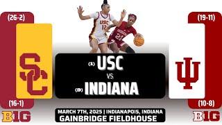 (1) USC vs (9) Indiana | Big Ten Tournament: Quarterfinals | 3.7.25