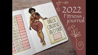 Bullet Journal | Fitness Journal for 2022 | How to make a weight loss journal