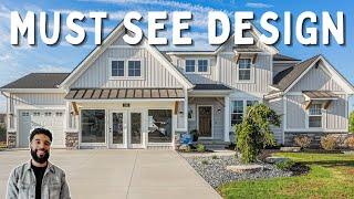 STUNNING Luxury House Tour Near Grand Rapids Michigan | New Construction Homes