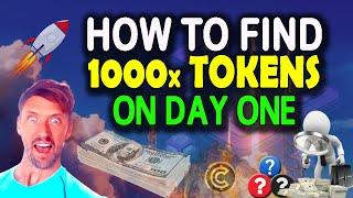 How to Find Tokens on Day One, Where to Find 1000x Tokens before They Pump! MUST WATCH