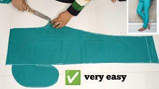 Pocket Ke Sath very Easy Trouser Pant Cutting And Stitching/ Women's Pant Cutting And Stitching Pant